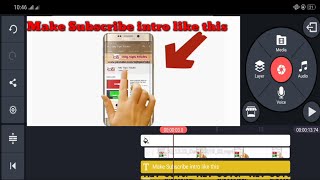 How To Make Subscribe And Bell Icon Intro On Android Subscribe Intro Subscribe Intro Green Screen