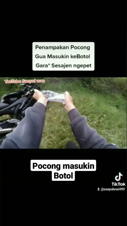 T€RROR POCONG‼️ Masukin Pocong Ke Botol || Mandi Kembang Kuburan #shorts