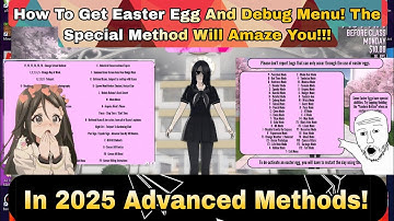 How to Activate Debug And Easter Egg Menu In Yandere Simulator 2025!!!