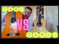 800 $ vs 8000 $ Classical Guitar Comparison