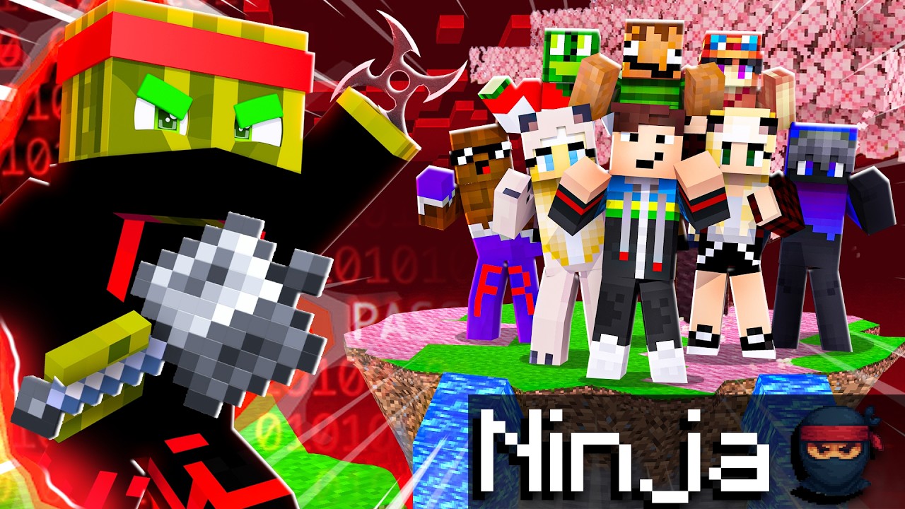 ICH ERWACHE ALS "NINJA"... GEGEN 8 YOUTUBER?! (Minecraft Wolf)