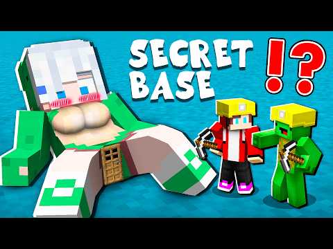 How Mikey and JJ FOUND The MOST SECRET BASE Inside MIKEY GIRL ? - in Minecraft (Maizen)