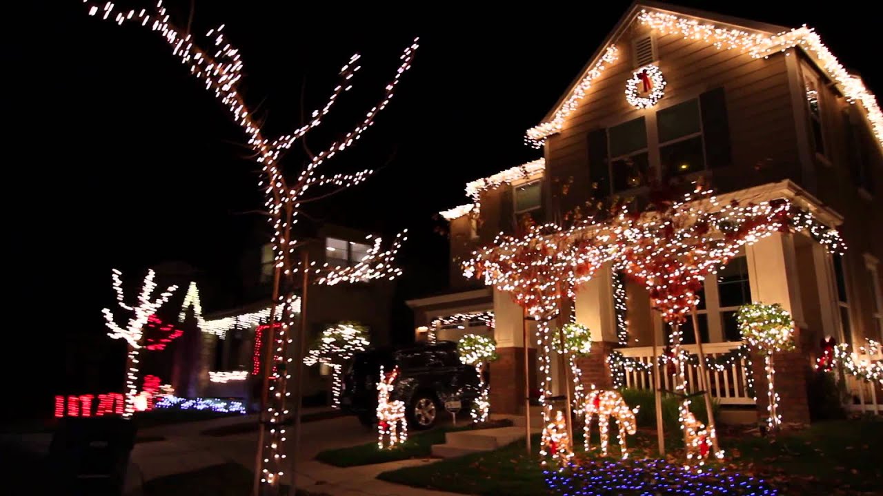 Neighborhood Christmas Lights 2011 YouTube