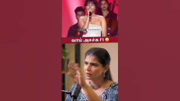 Mouth is so big Fy 😜 🎤 + - Chinmayi About Stage Performance & Thug Life’s “Muththa Mazhai”