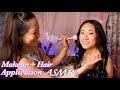 ASMR Relaxing Makeup Artist & Hair Stylist Session Part 3