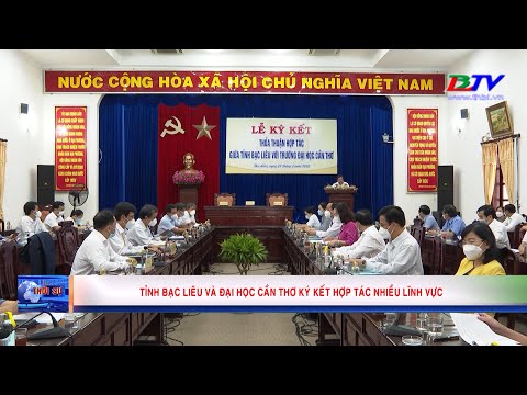 Video Tỉnh Bạc Liêu và Đại học Cần Thơ ký kết hợp tác nhiều... - YouTube