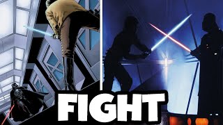 Luke and Vader's ACTUAL First Fight! Star Wars Canon