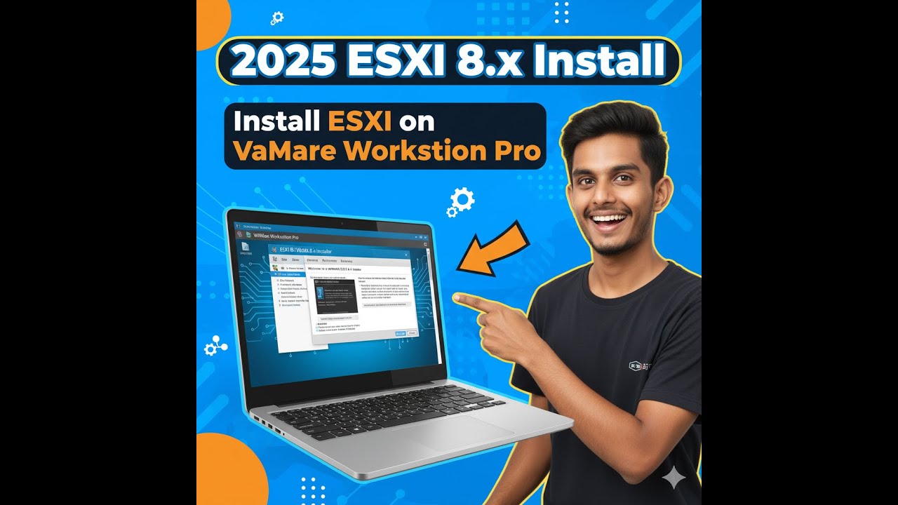 Install VMware ESXi 8.0 on VMware Workstation Pro | Step by Step - YouTube