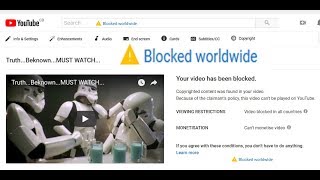 Flat Earth, Sensitive, or Inconvenient Videos being Bliocked Worldwide