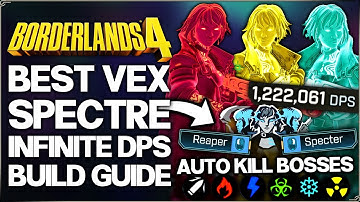 Borderlands 4 - New Best OP Vex Build - Dead Ringer Element Spectre is BROKEN - Delete Bosses Guide!