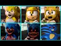 Sonic The Hedgehog Movie Super Sonic Vs Sonic EXE Uh Meow All Designs Compilation 
