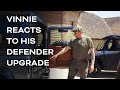 Country kingpins classic custom cruiser its time to deliver vinnie jones land rover defender 90