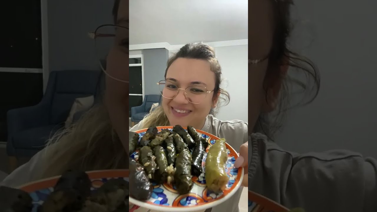 Sarma yeme mukbang Türkçe asmr fısıltı içerir