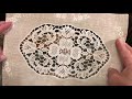 Coffee Dyed Lace Paper Designs - Part 1