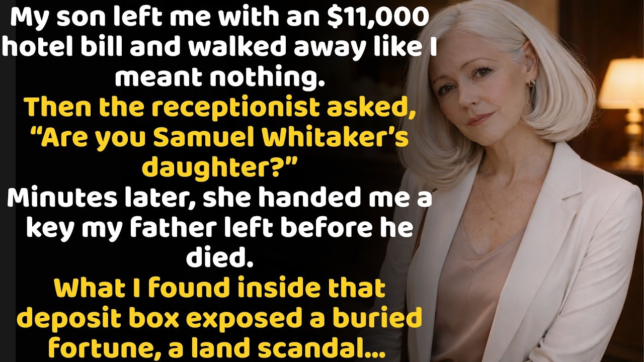 My Son Left Me Without Money At The Hotel — Then The Receptionist Asked, “Are You The Daughter Of…