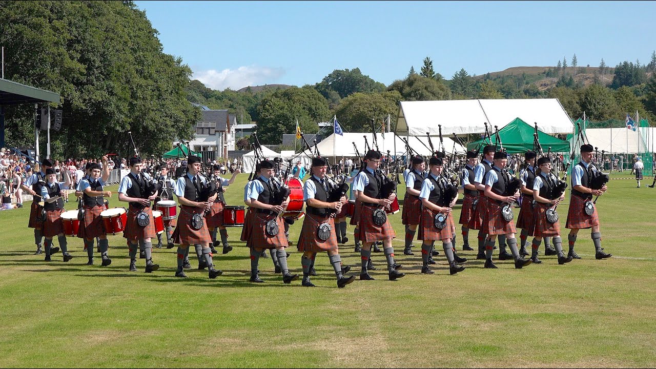 Princess Royal helps celebrate the 150th Argyllshire Gathering Oban Highland Games in Scotland 2021