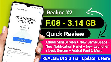 Realme X2 New Update F.08 😱 Realme X2 Realme UI 2.0 Trail New Update F.08 Quick Review By UMK Tech 😈