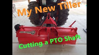How to Measure and Cut a PTO Shaft for a Tiller