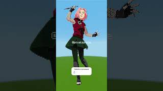 Sharingan Power in Pixel Art | Hinata, Sakura, Kurenai & Sasuke