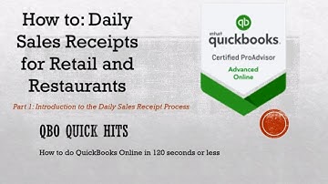 QBO Quick Hits Sales Receipts Part 1