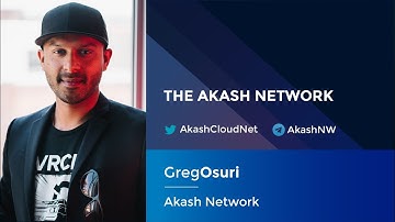 Greg Osuri: The Akash Network