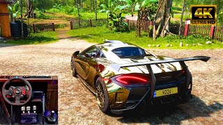 McLaren 620R Twin Turbo  Forza Horizon 5 (Steering Wheel + Shifter) Gameplay