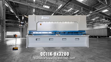 QC11K-8X3200 Automatic Guillotine Shearing with DAC 360T for Metal Forming