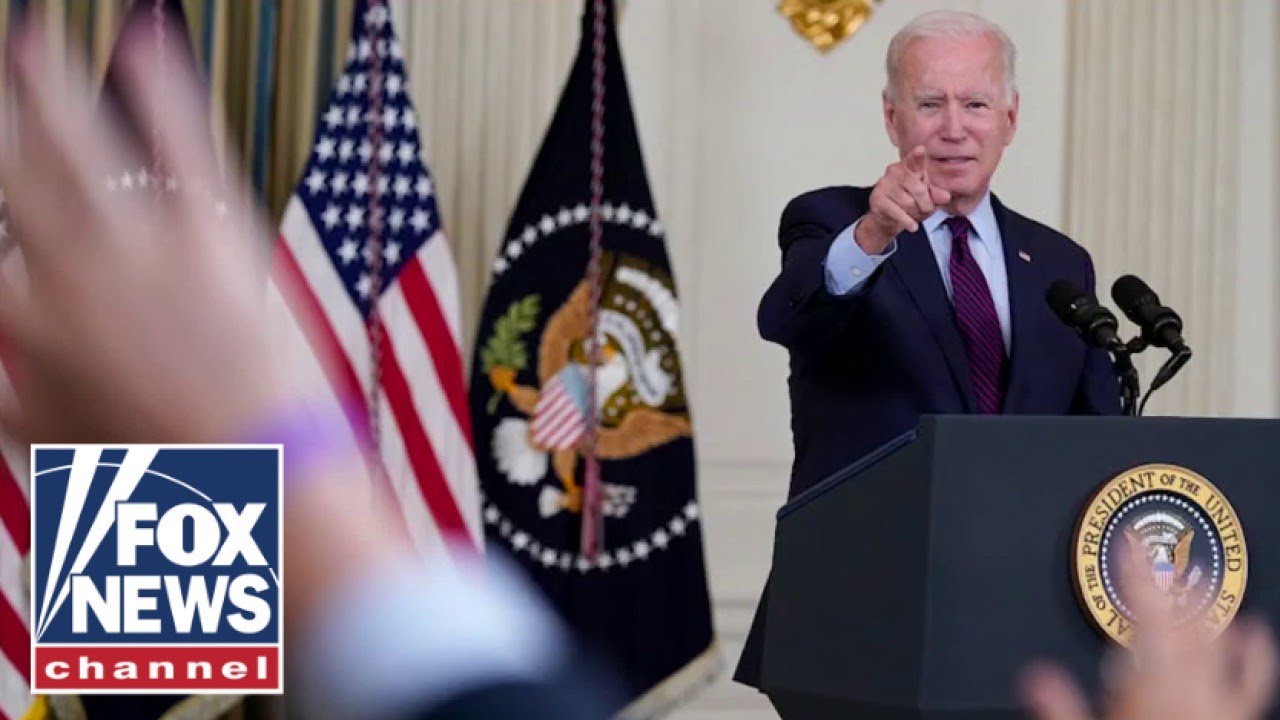 ⁣Biden accuses GOP of playing 'Russian Roullete with the US economy'