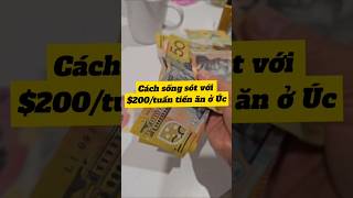 Sống sót với $200 mỗi tuần #reallife #australialife #savingmoney #viralshort