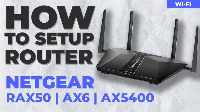 6-Stream AX5400 Dual-Band WiFi 6 Router - RAX50S
