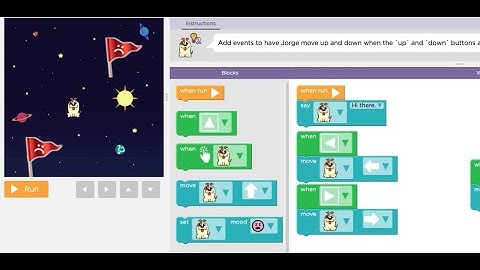 How to move and play with puppy using block coding for beginners. Mini Project : Course A Lesson 8