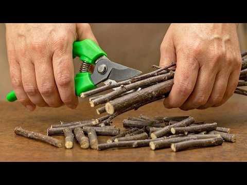 ✨I Cut These Garden Twigs and Made 2 FANTASTIC Christmas DIYs!🎄Christmas Inspired by Nature