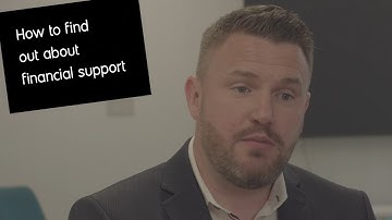 How to find out about financial support - Carl Lightbown