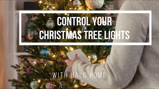 Control Your Christmas Tree Lights with HALO HOME