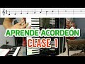 Clase 1 - Clases de Acordeón - Como Tocar - GRATIS