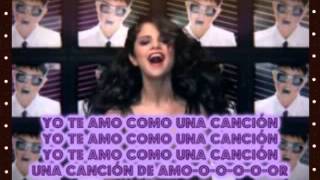 Selena Gomez_ canta en español  karaoke yo te amo