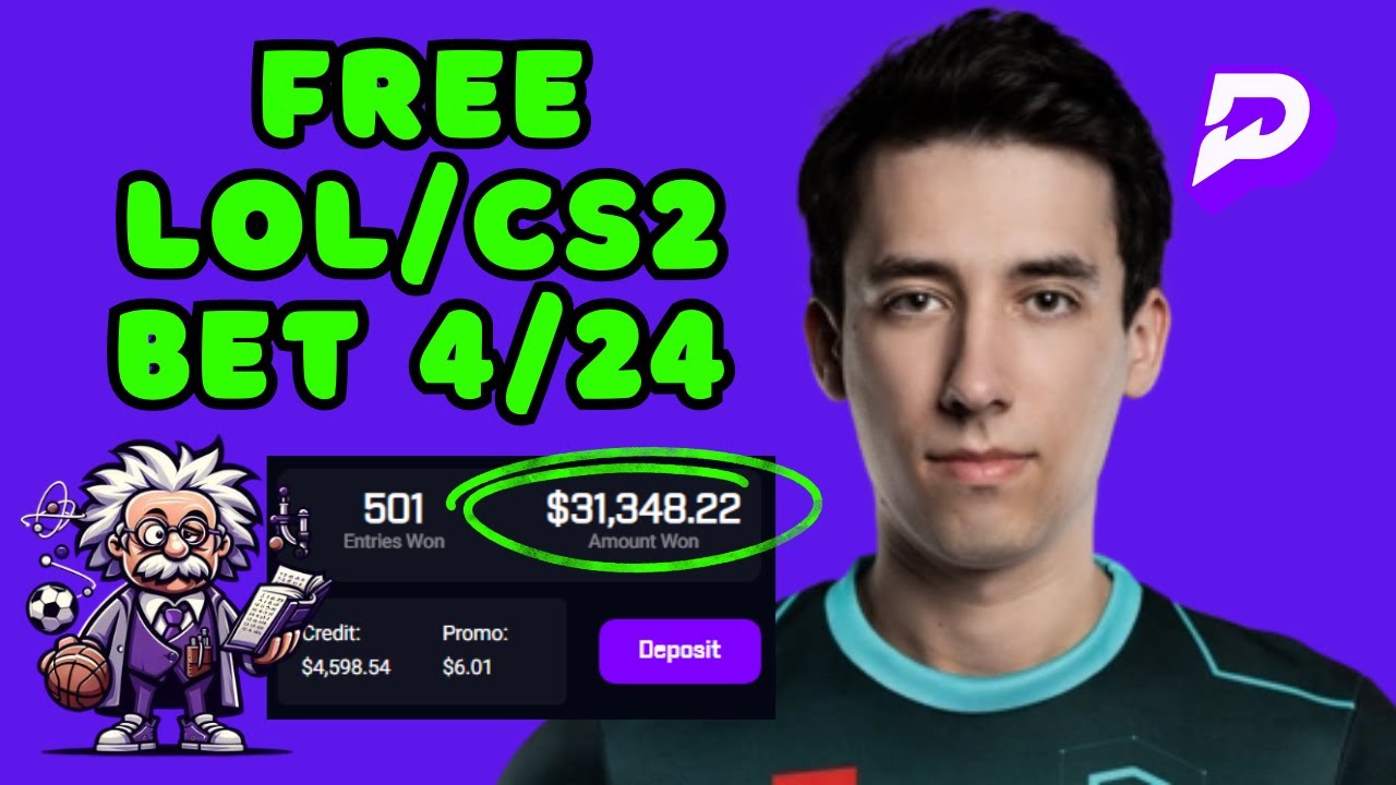 40 to Win 960 Correlated LoL/CS2 PrizePicks Bet for 424 🎮💰 YouTube