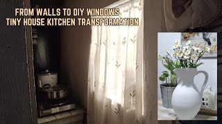 FINALLY A KITCHEN WINDOW  | TINY HOUSE PROJECT | SLOW AND SIMPLE LIVING IN THE CITY #diyprojects 