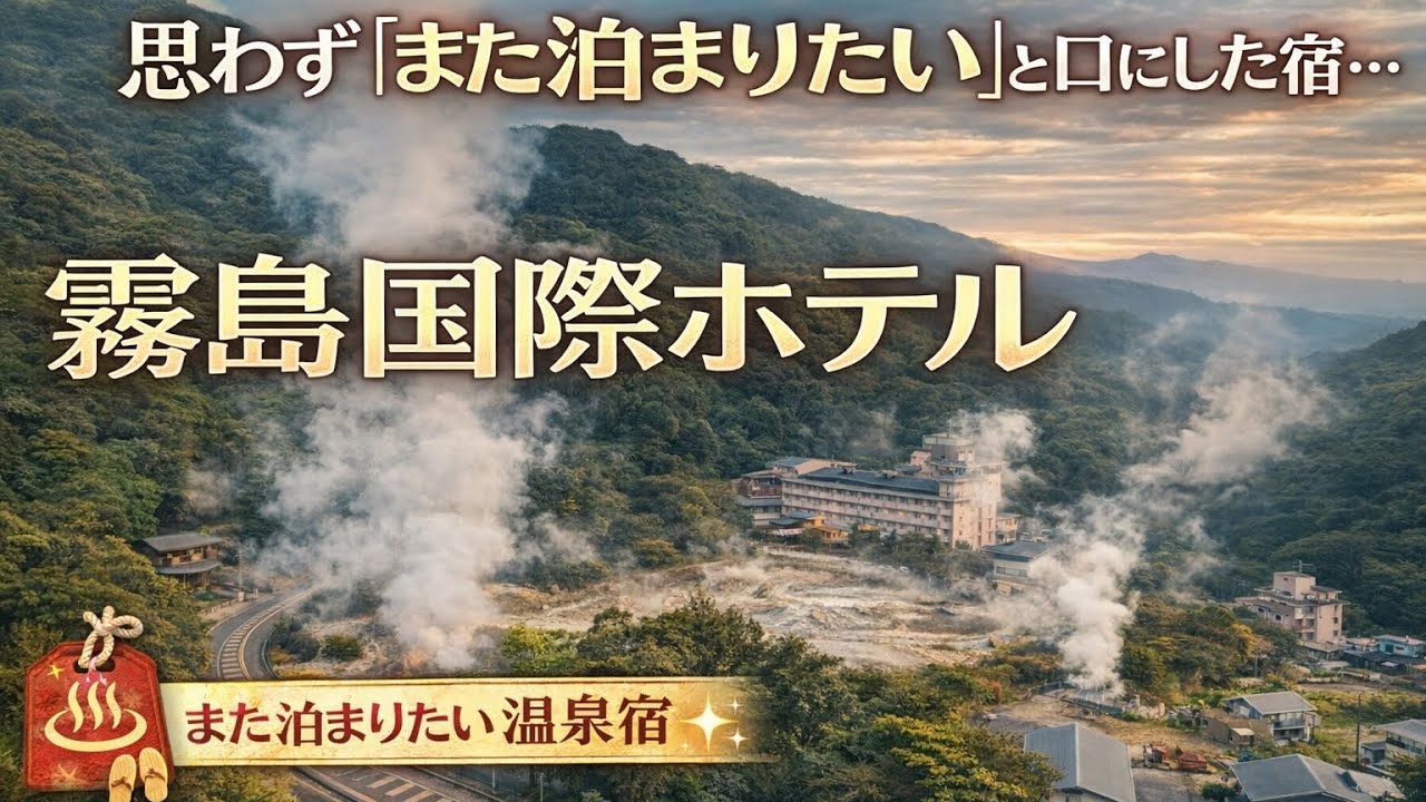 【霧島温泉】最高すぎる！「また泊まりたい」と思えた宿霧島国際ホテルにごり温泉♨️豪華バイキング