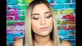 Easy Wearable Olive Green Eyeshadow Makeup Tutorial l No Falsies l Glamwithsisi