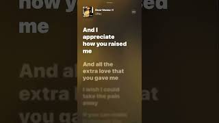 Dear Mama • 2Pac music lyrics #applemusic #2pac #outlawz #westcoast #shorts #dearmama #kmolyrics