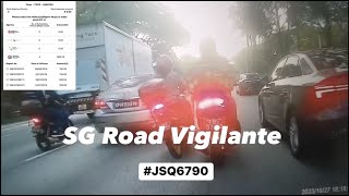 27oct2023 #JSQ6790 malaysian motorbike outstanding unpaid traffic police fines of $680