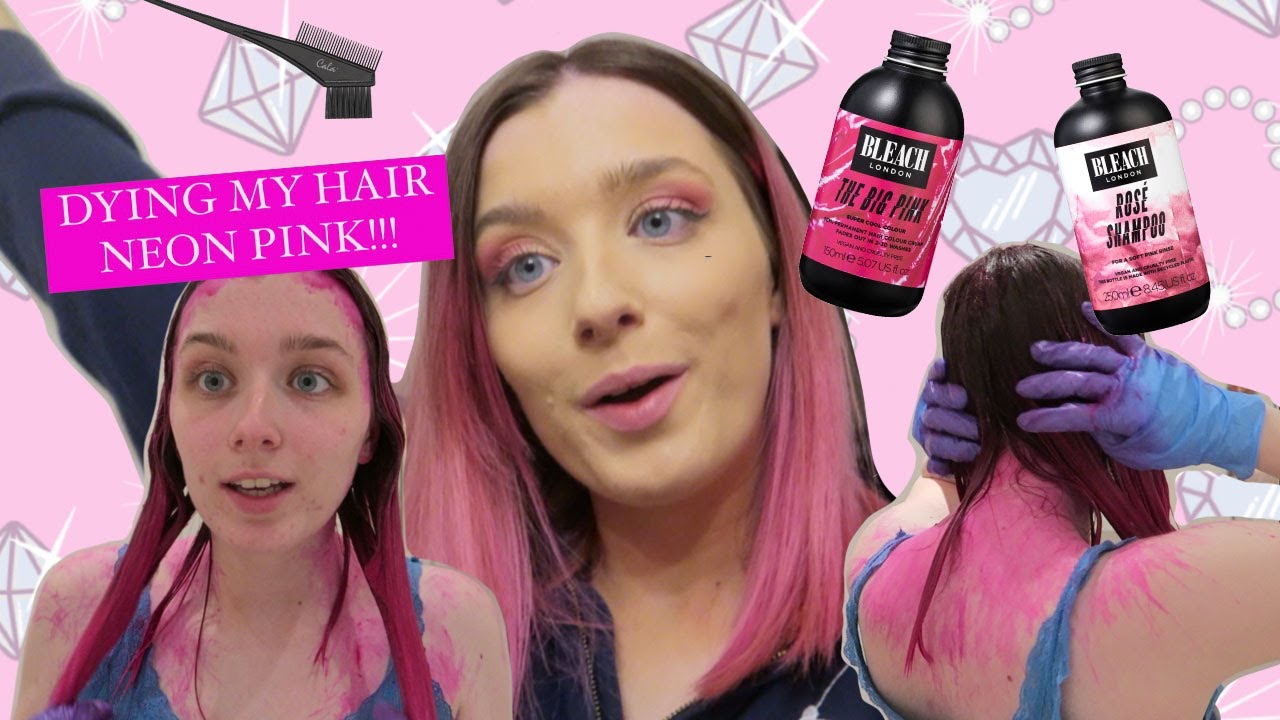 HOW I COLOUR MY HAIR PINK AT HOME 