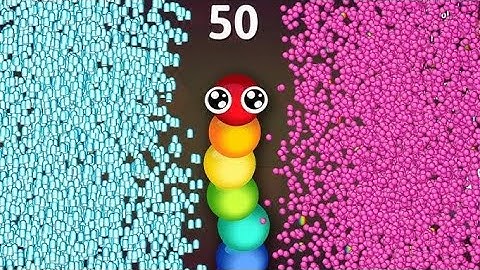SNAKE IO🐍 MONSTER RAINBOW SNAKE MAKING RECORD BY EATING YUMMY SCORE POINT 🐍 EPIC SNAKEIO GAMEPLAY