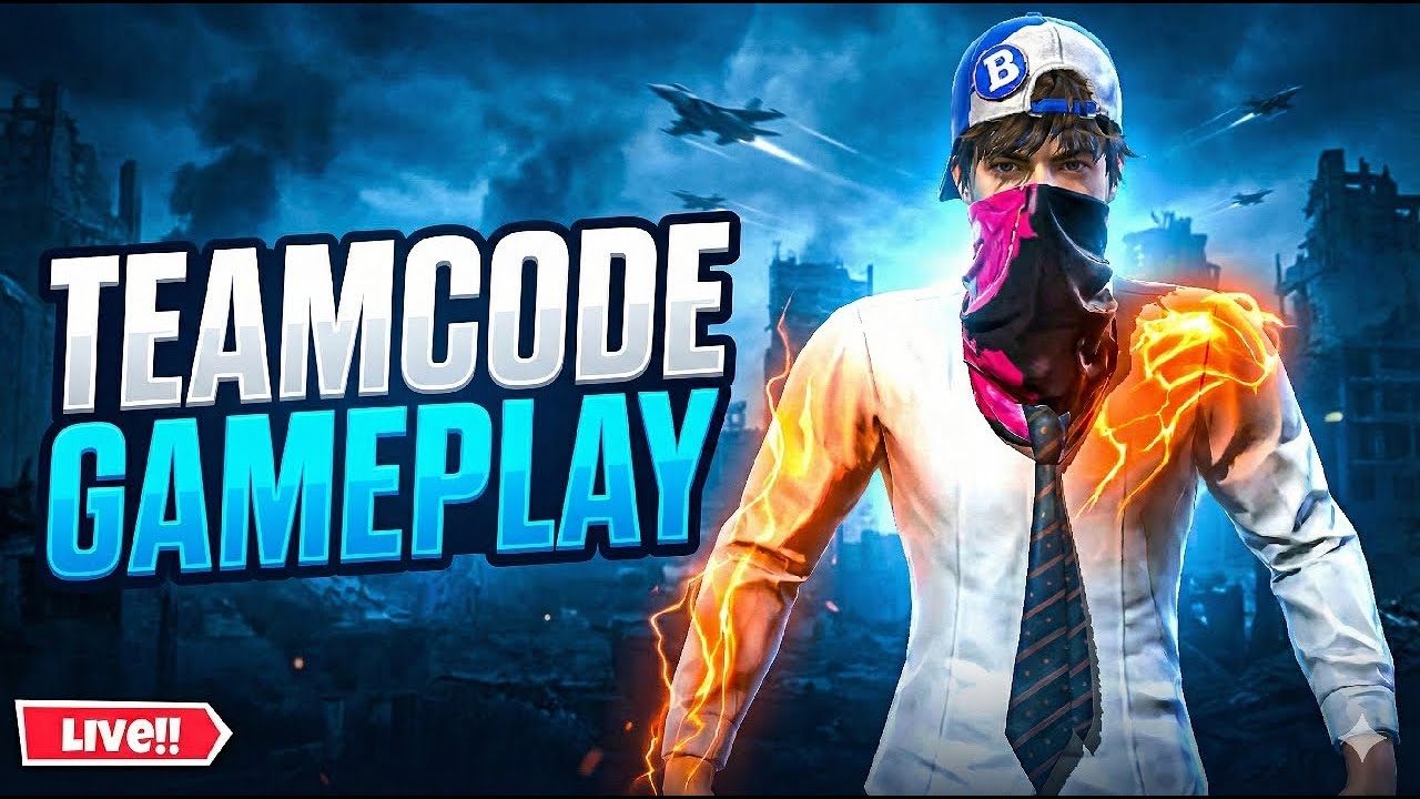 Free Fire Gold To Grandmaster Push 🔴 Free Fire Live Team Code Gameplay ...