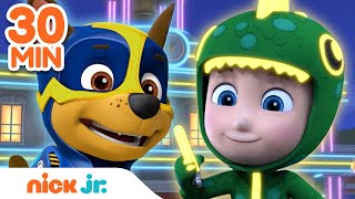 PAW Patrol Pups Rescues w\/ Tracker, Chase, Rocky \& More! | 30 Minute Compilation! | Nick Jr.