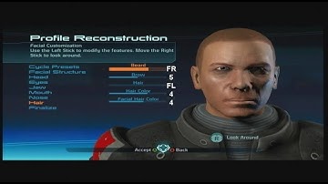 Chuck Norris - Mass effect Character Creation tutorial (xbox 360)