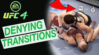 EA SPORTS UFC 4: DENYING TRANSITIONS TIPS (EASY)