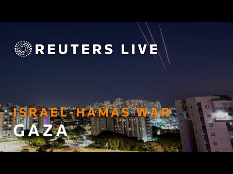 LIVE: View of Gaza from Sderot, Israel