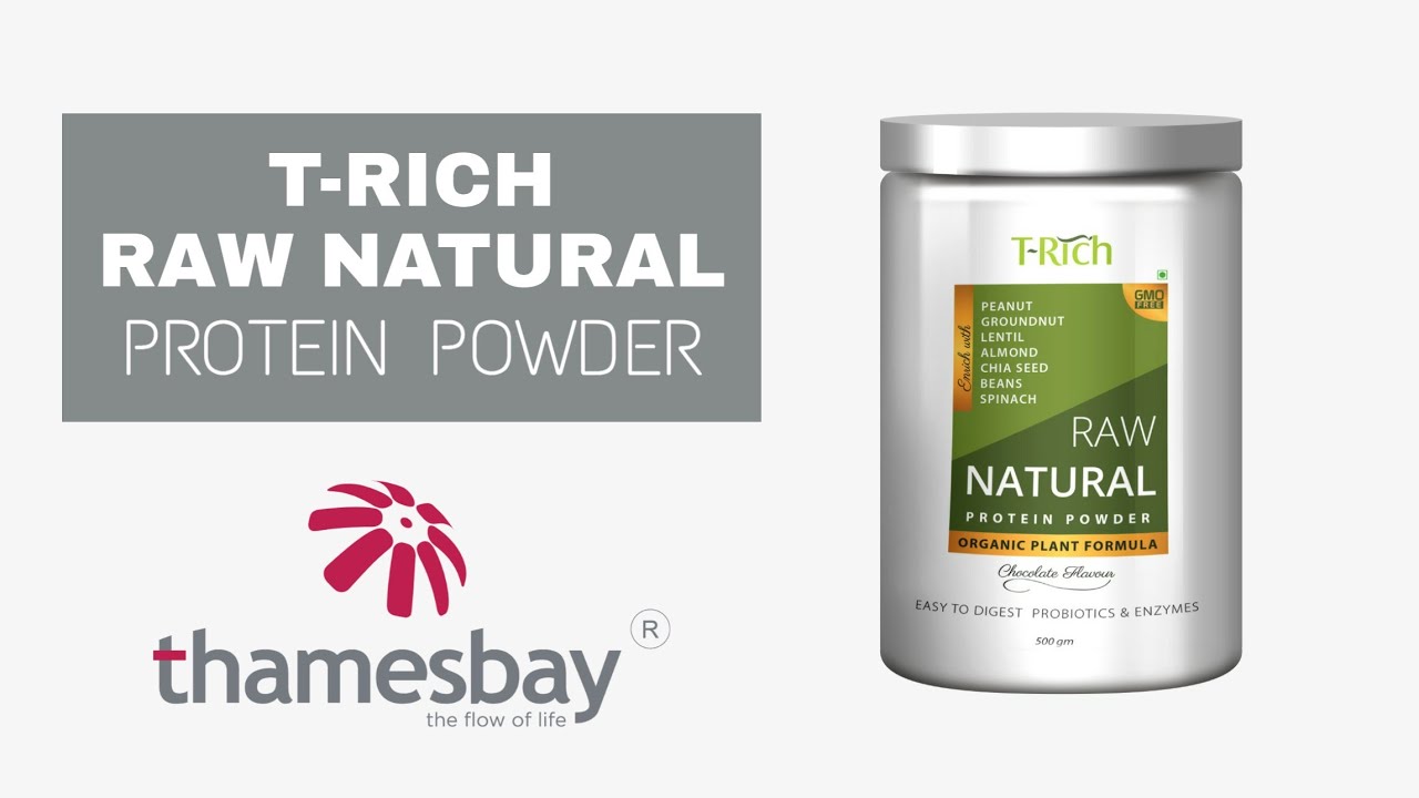 T Rich Raw Natural Protein Powder | Natural Product | Product Description Video | Thamesbay